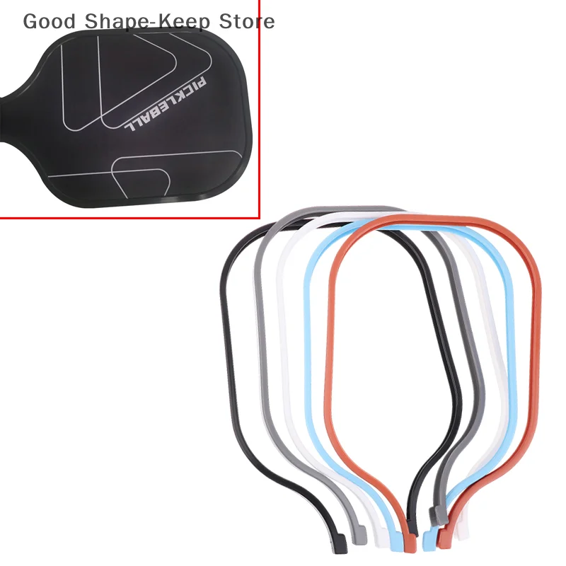 

1 шт., декоративная защита кромок весла для пиклбола, тренировочное пособие, сменная защита края ракетки для пиклбола, фиксированная защита вашего весла
