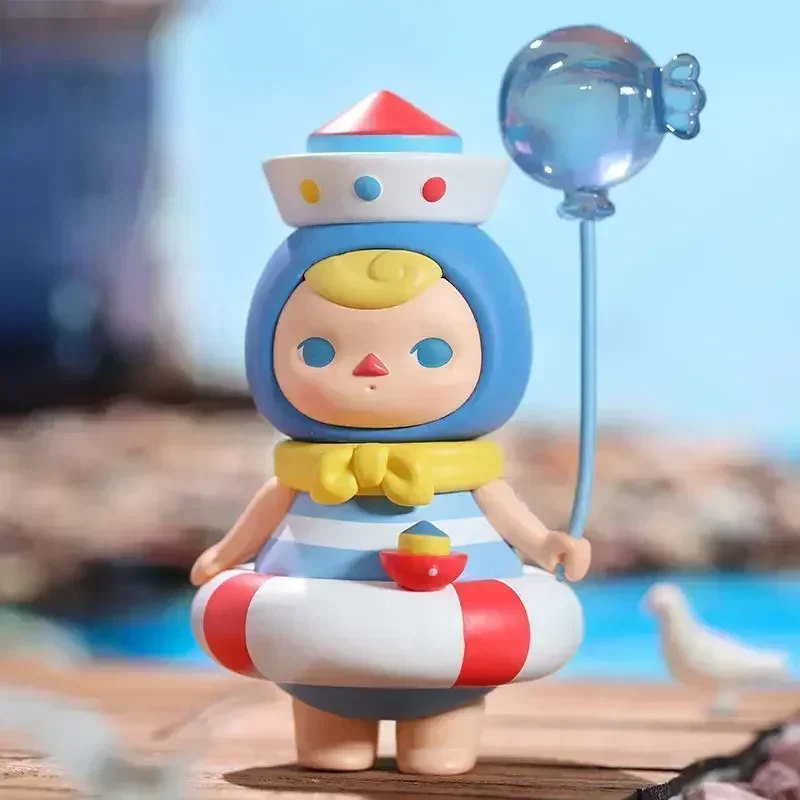 POP MART PUCKY globo de elfo serie bebé caja ciega genuina caja misteriosa adornos Kawaii figuritas decoración del hogar muñecas modelo de escritorio