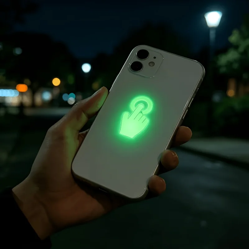 4/8pcs Self-Adhesive Finger-Patterned Glow-In-The-Dark Switch Indicator Stickers, for Easy Switch Location at Night,Waterproof