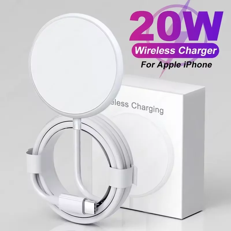 Magnetic Wireless Charger For iPhone Magsafe 15 Pro Max For Apple 14 Plus 13 12 11 X XS XR 8 AirPods Charging Phone Accessories