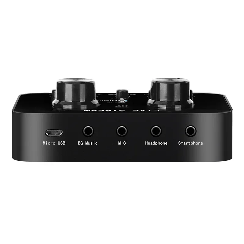 Smartphone Headset Microphone External Sound Card for Mobile Personal Entertainment Voice Changer Webcast Live Broadcast