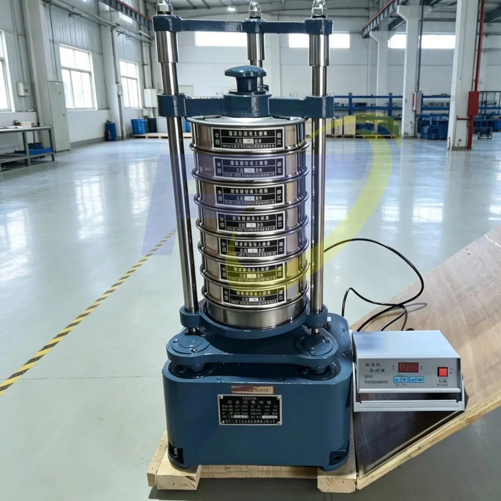 Electric Sieve Shaker Vibrating Slapping Hammering Sieve Machine Sifter Shaking Powder Grain Particles 220V