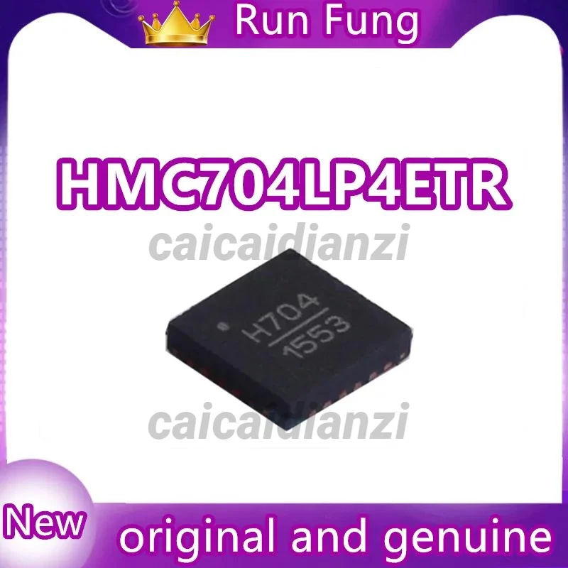 

5Pcs/Lot HMC704LP4ETR HMC704LP4 H704 Integer-N/Fractional-N IC 8GHz 1 24-VFQFN Exposed Pad New Original