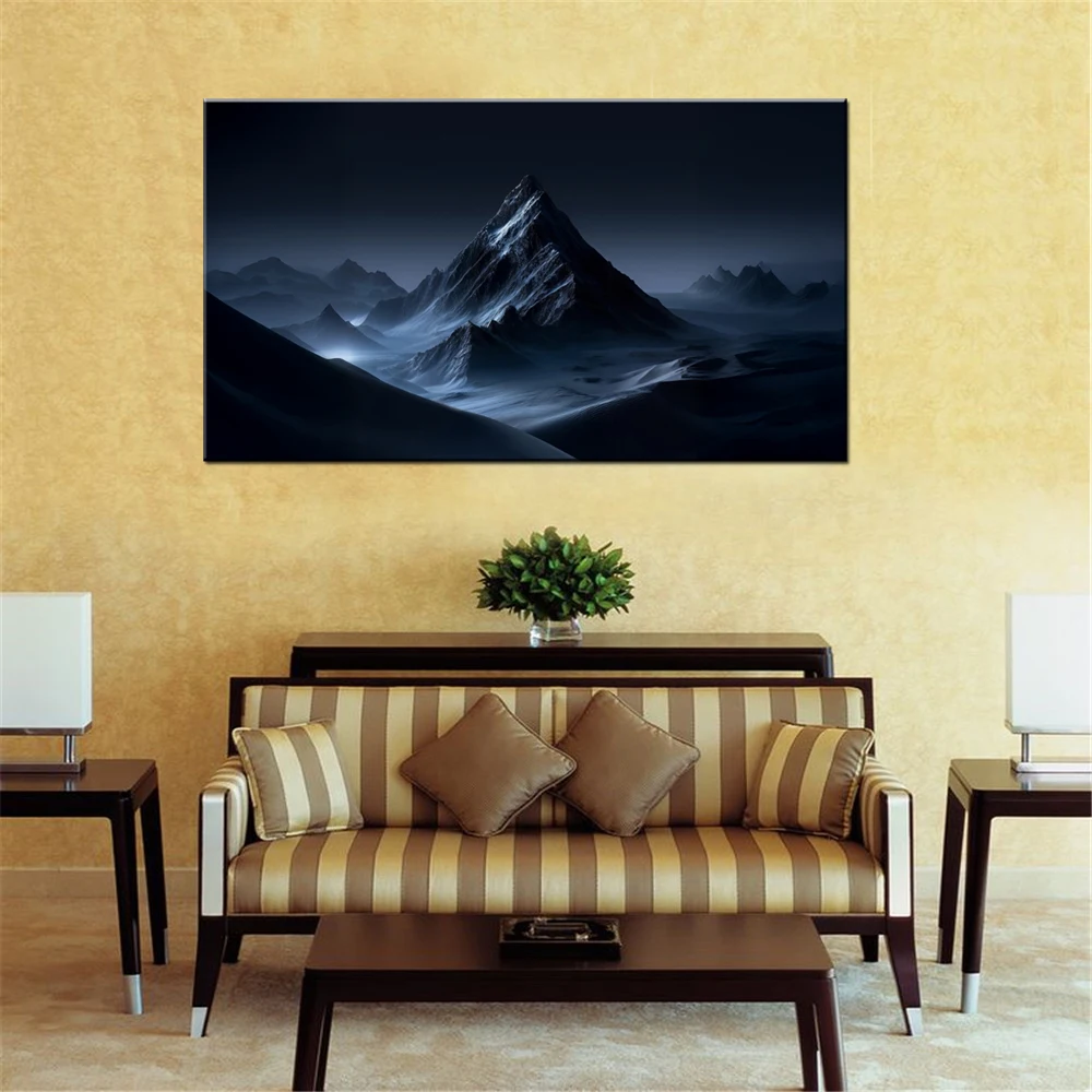 

Nature Mountain Landscape Night Wallpaper Canvas Wall Arts Home Decor Picture Printing Interior Artwork Poster Painting