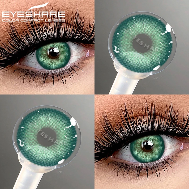 EYESHARE 1 Paar Farbige Kontaktlinsen Make-up Farbige Pupillen Kosmetik Grüne Kontaktlinsen Natürliche Pupillen Blaue Kontaktlinsen Braune Linsen