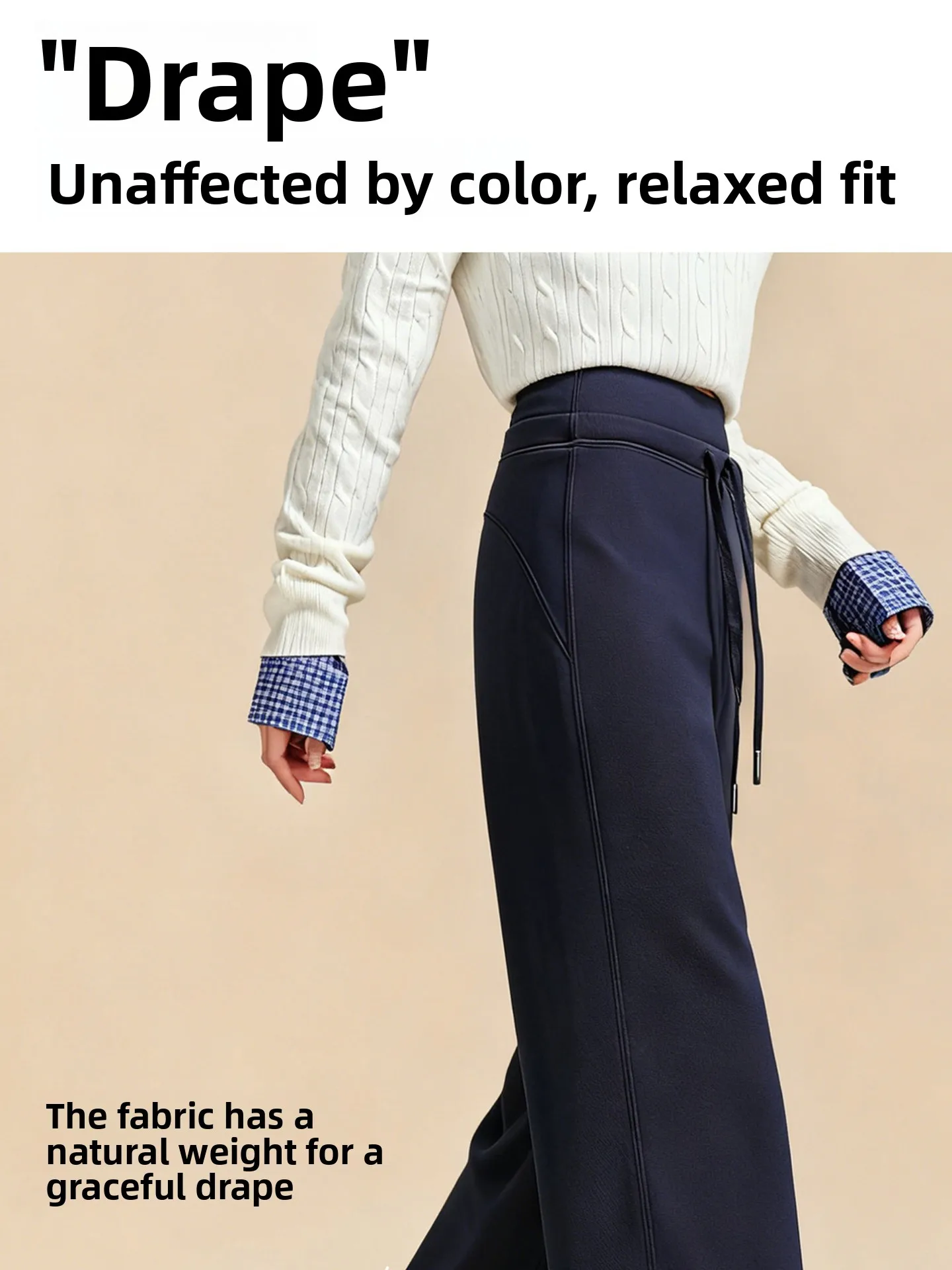Brown Fce Lined Thi Straight Leg arkskin Pants Women's New 2025 Winter High Waist Warm Yoga Pants Wide Leg Base Layer