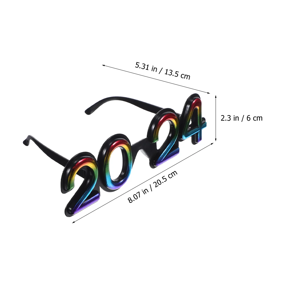 

5 Pcs New Years Funny Glasses Christmas Gifts Party Eyeglasses Magician Themed Supplies for