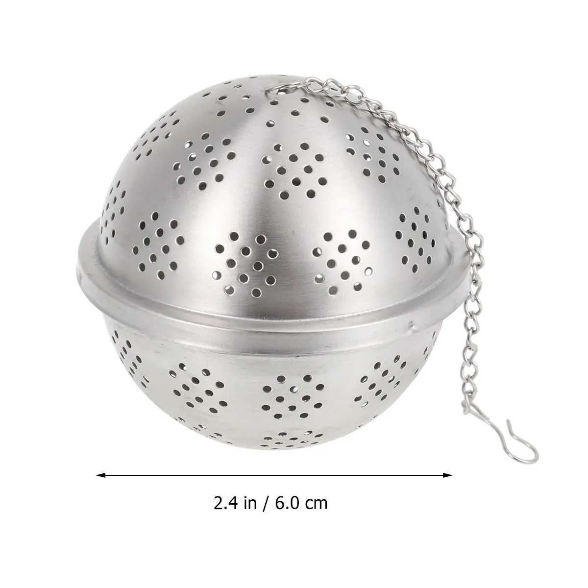 Premium Stainless Steel Tea Ball Infuser Spice Strainer Filter for Hot Drinks Soups Broths Seasonings Fine Hole Design Rust