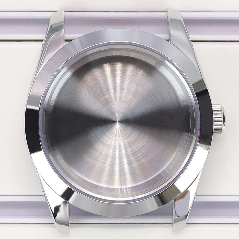 36mm 39mm Silber Uhrengehäuse Wasserdichtes Saphirglas Für Seiko 4R36 NH35 NH36 NH34/38 Miyota 8215 Uhrwerk 28,5mm Zifferblatt Air King