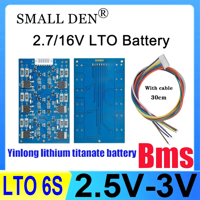 Kondensator BMS 6S LTO Farad płyta ochronna obwód równowagi balance board 2.7 v16v 12V Yinlong bateria litowo-tytanowa AAA AA AA