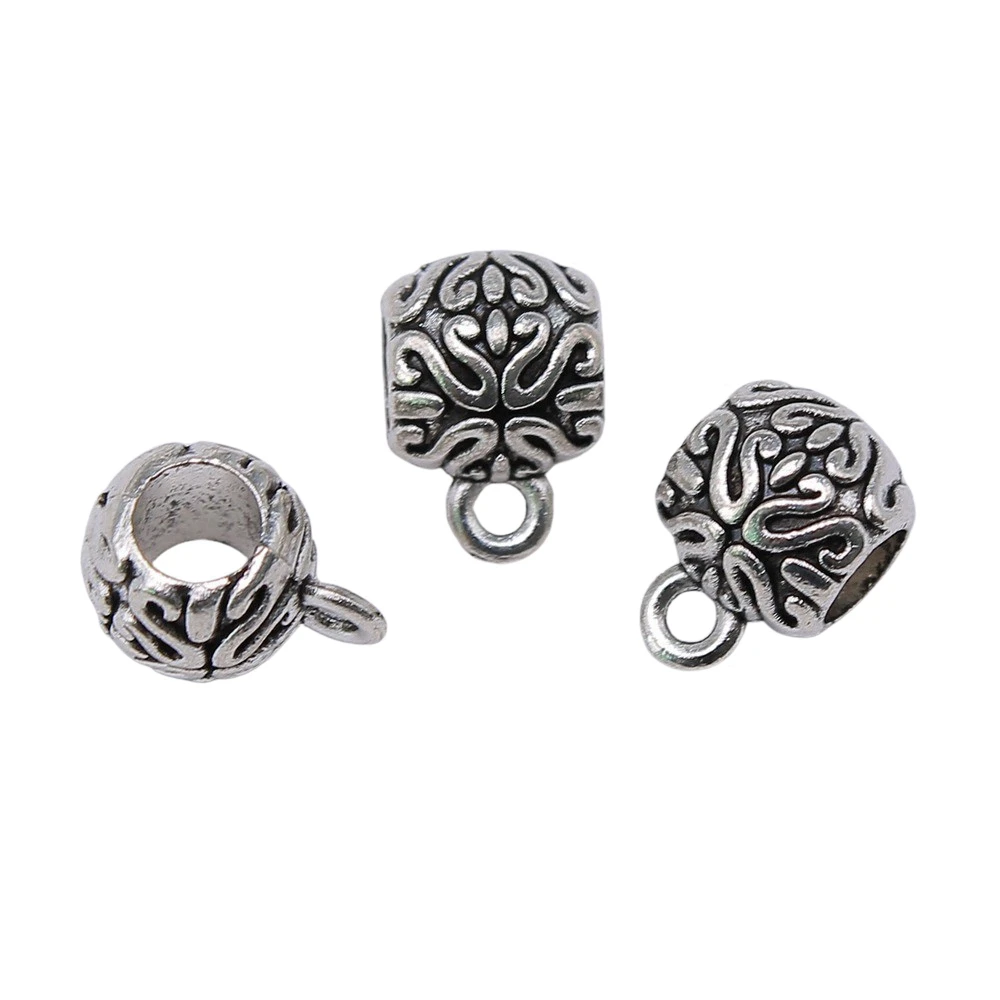 Accessories For Women Bail Beads Vintage Jewelry 8x12mm 10pcs