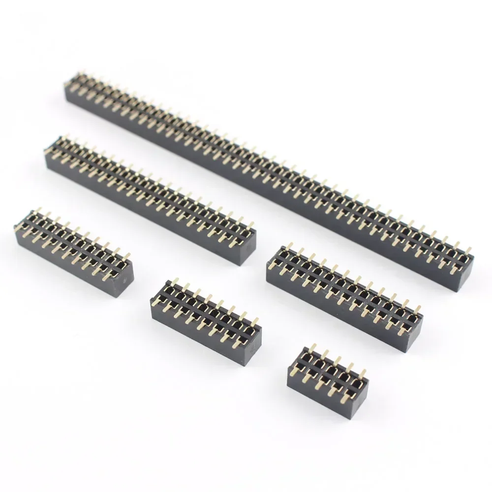 50 pz 2mm 2.0mm 2x5 2x6 2x8 2x10 2x12 2x20 2x30 2x40 Pin Femmina Doppio SMT SMD Connettore Intestazione 10P 16P 20P 24P 40P 60P 80P