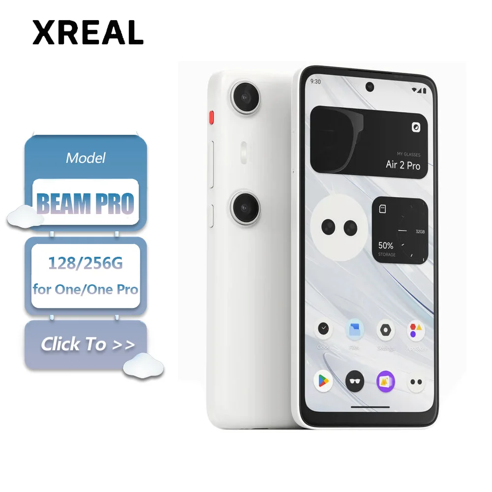 

XREAL BEAM PRO for XREAL ONE PRO AR Glasses with High Frame Rate at 1080p 60fps for Spatial Video with 6.5 inch LCD Screen