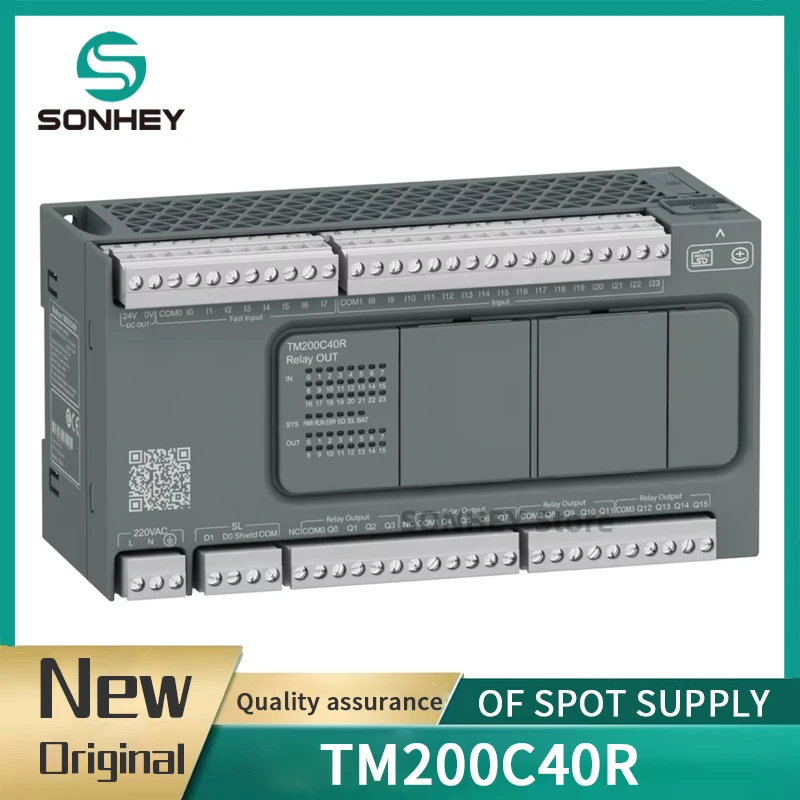 New Original, Modicon M200 PLC Logic Controller, TM200C40R TM200C40T