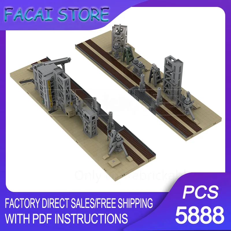 

Конструктор Space Model Moc: Модульный комплекс запуска MLV-39, технологические блоки, рождественский подарок, игрушка для самостоятельной сборки