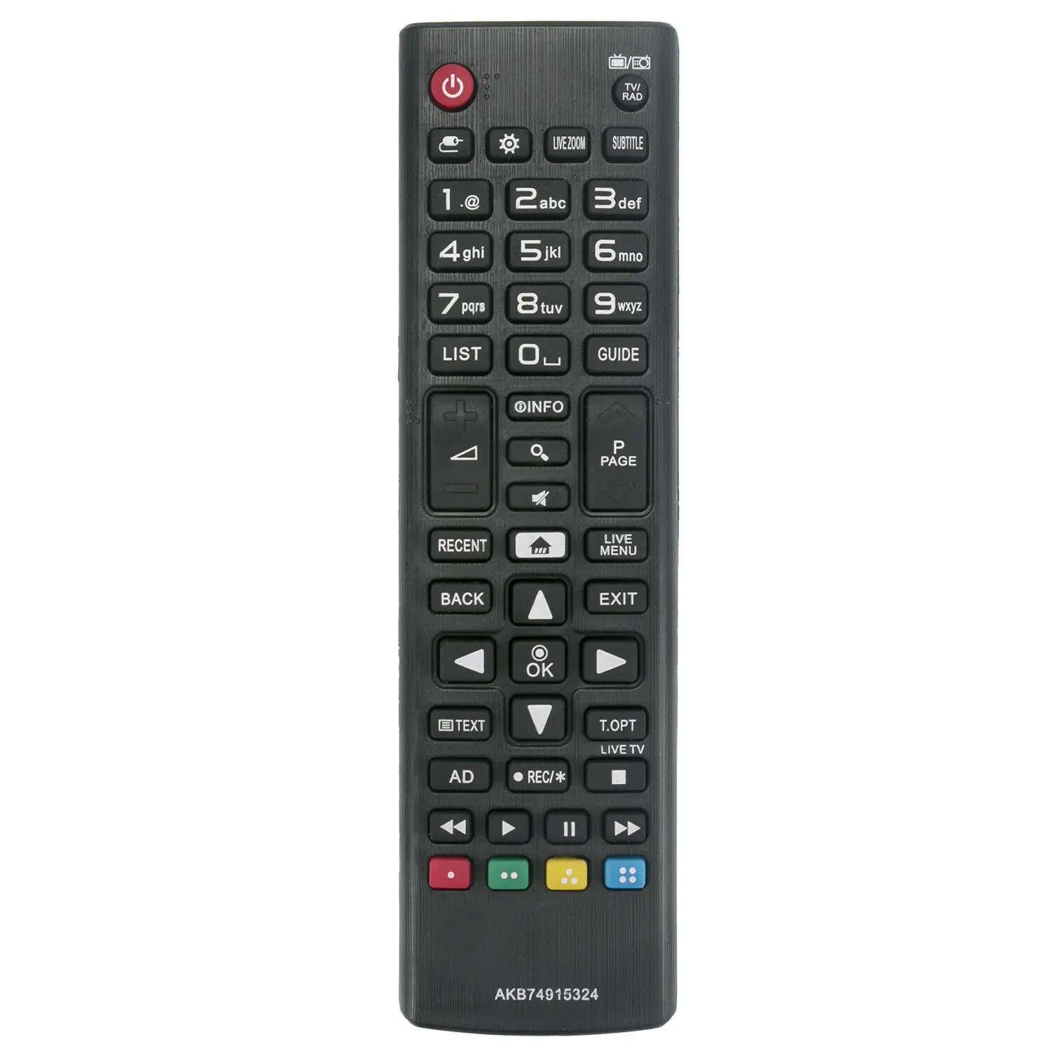 Replacement AKB74915324 Remote Control for LG Smart TV, Compatible 40UH63 40UH65 43UH61 43UH62 49UH60 55UH62 Plug & Play