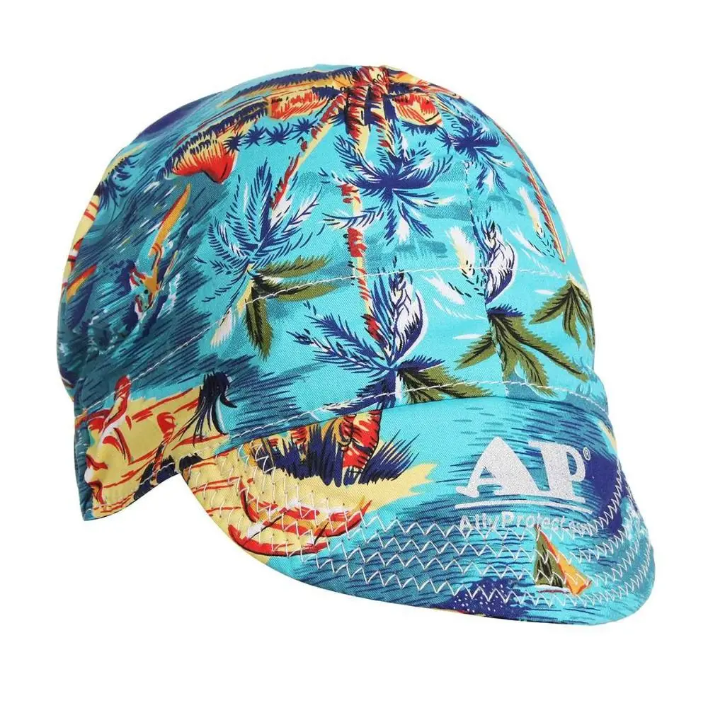 Durable Anti-scalding Welding Hat Sweat Absorption Flame Resistant Welder Work Cap Head Protective Cover Welder Protection