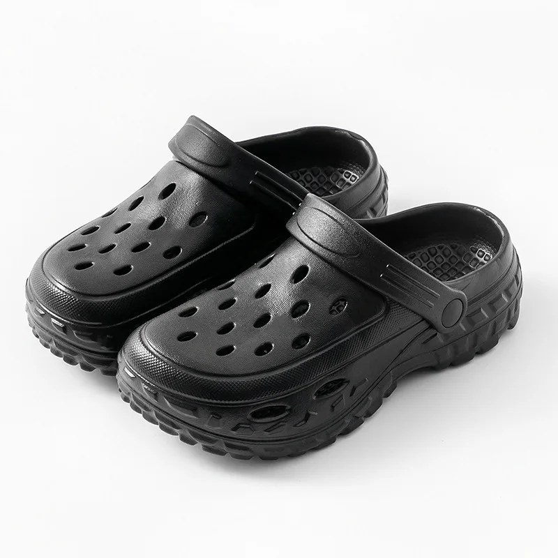Men Platform Sandals 2025 Summer Closed Toe Non-slip Beach Sandals Woman Lightweight Soft Bottom Non-slip Sandalias for Home