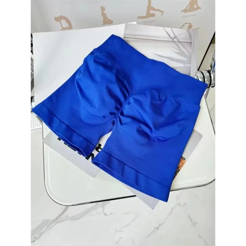 

Sports Shorts, Exercise Running Women's Shorts, Summer Hip Massage Low Rib Waist Yoga Shorts, Seamless Hip Massage