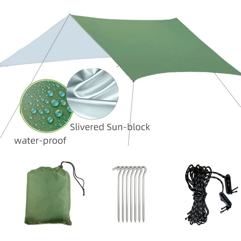 

Camping Hammock With Mosquito Net And Rain Fly Portable Double/Single Travel For Outdoor Camping,Lightweight Tree Hammocks