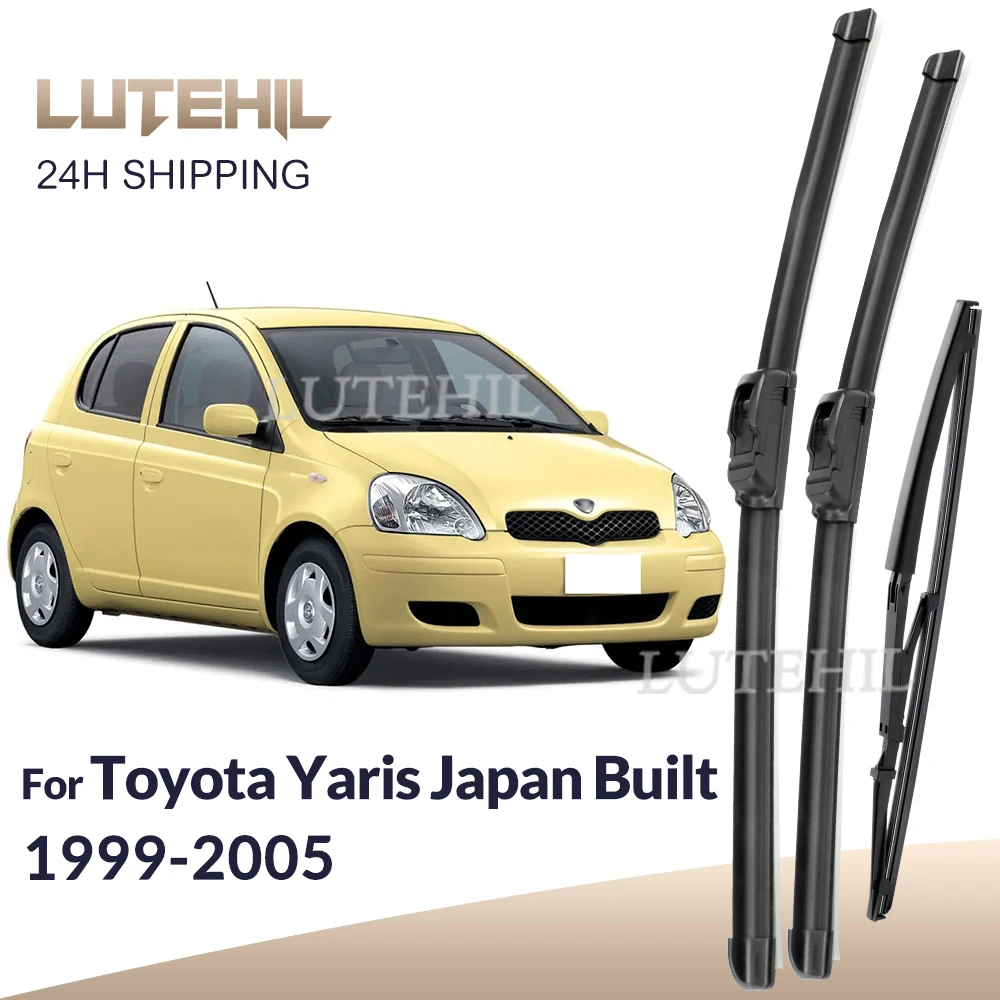 Per Toyota Yaris Giappone Costruito 1999-2005 2000 2001 Tergicristallo Anteriore e Posteriore Spazzole Tergicristallo Parabrezza Finestra Spazzole 21 "14" 13 "