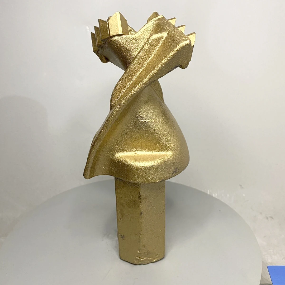 Fishtail center positioning drill bit frozen soil spiral drilling machine photovoltaic pile driver excavation drilling machine