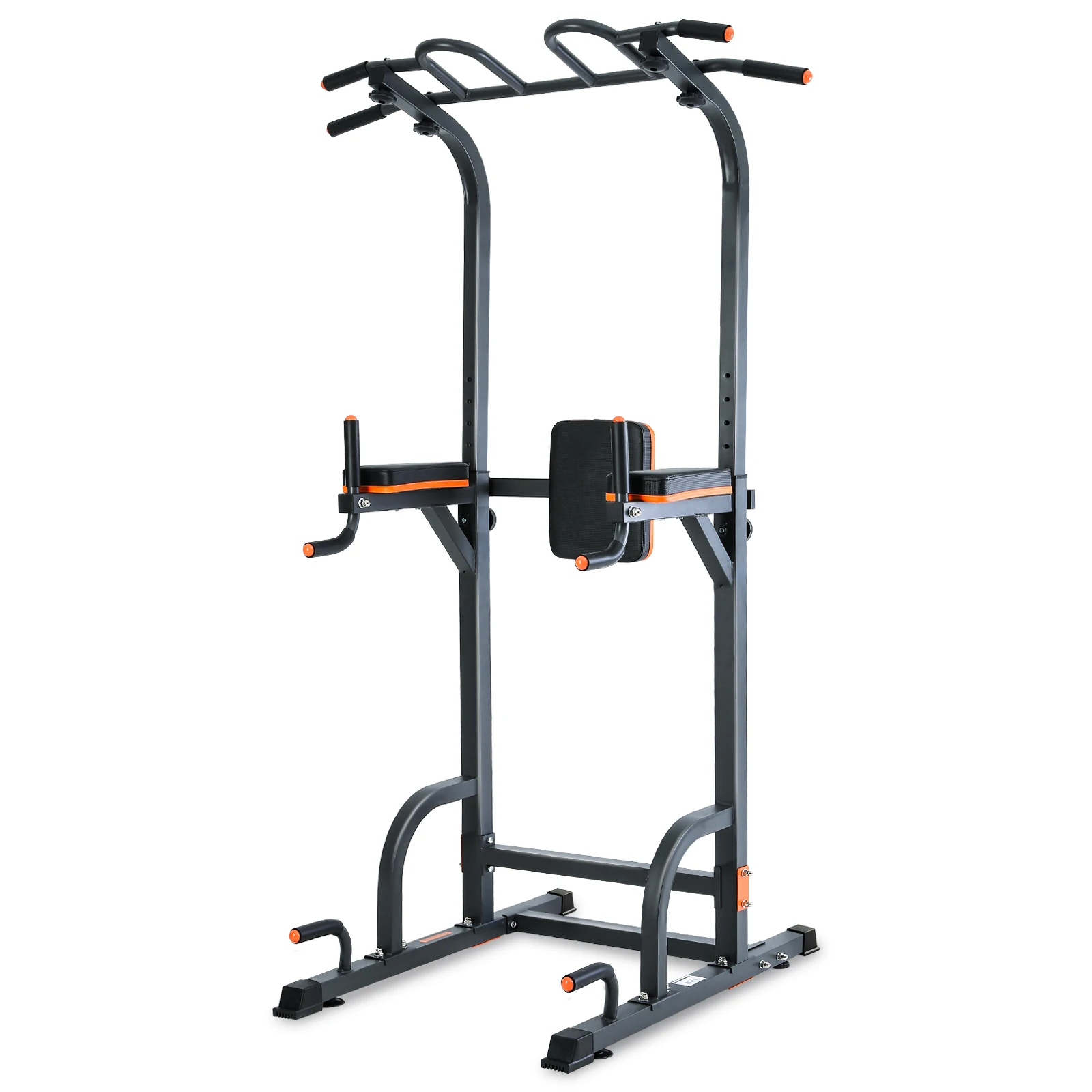 ISE Power Tower Barre de Traction Chaise Romaine Hauteur Réglables Multifonction Dips Abdominaux Station de Musculation Entraînement à Domicile, Accoudoirs, Fitness, Chaise Romaine Musculation