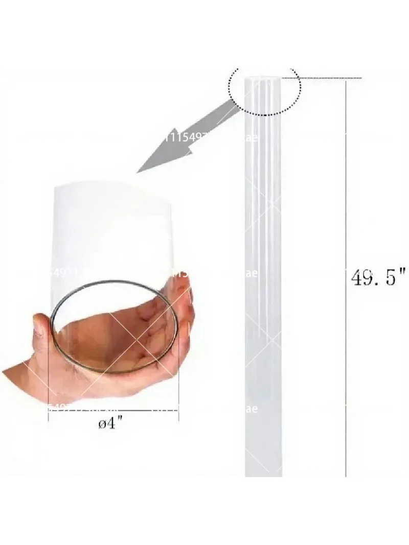 Gas Heater Replacement Glass Tube, Individual Foam Packing, No Washers Needed