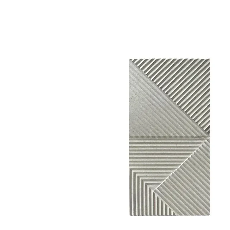 

Имитация каменной плиты под дерево с 3D-рисунком в виде рыбьей кости, полый кирпич + фоновый кирпич для наружных стен