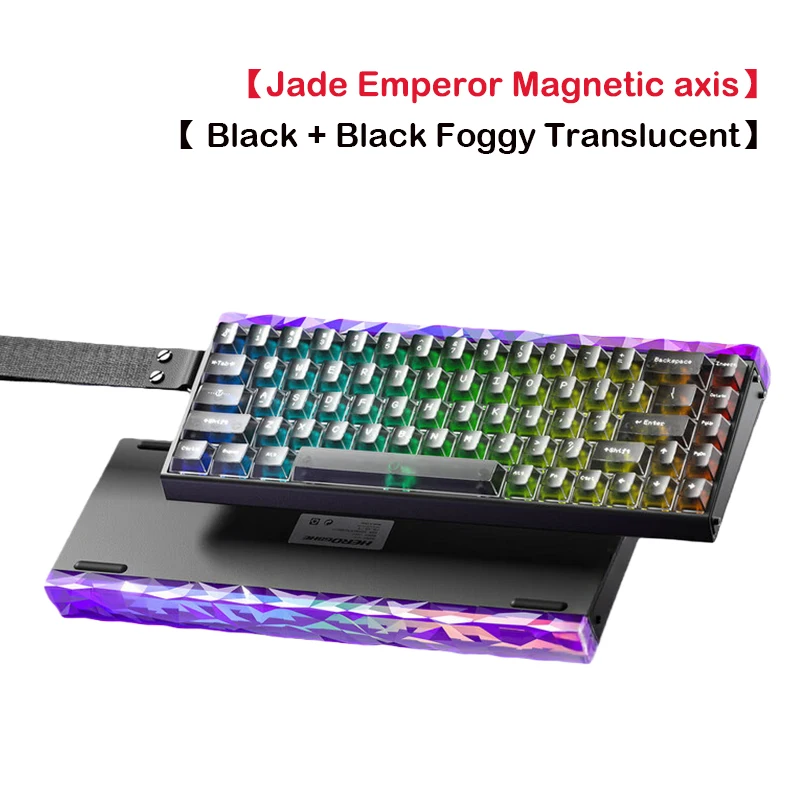 AULA HERO 68 HE Gaming Mechanical Keyboard Magnetic Axis RT Wired RGB Lighting 8K Polling Rate Side Engraving image 3