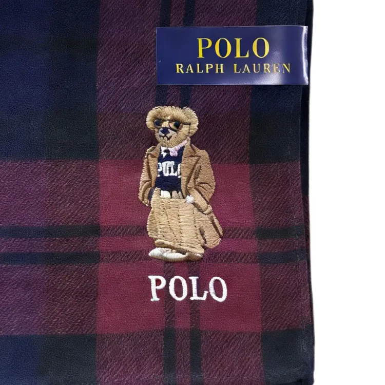 Polo Ralph Lauren Scarves Unisex Burgundy Ralph Lauren xfj 069