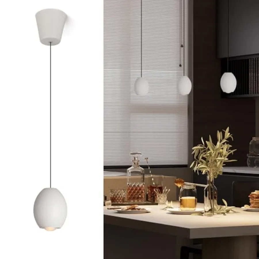 

Современный диммируемый подвесной светильник Aisilan 7W LED, регулируемый, для кухонного острова, спальни, столовой, бара, 3000K, CRI 97+