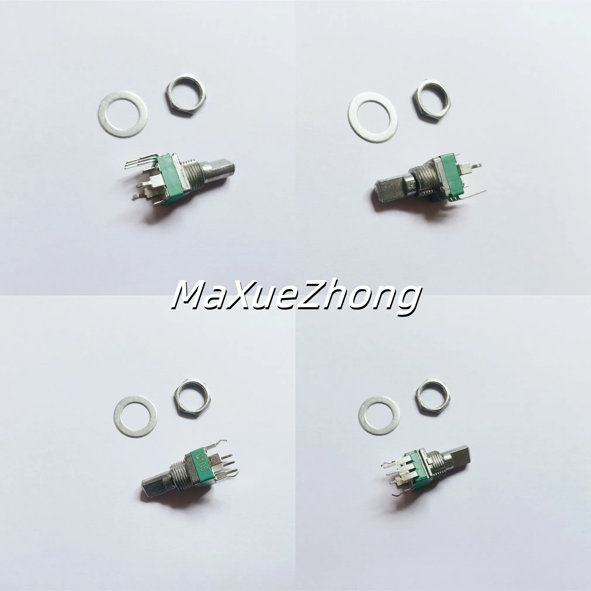 Original new 100% R095HN-W5-B1M RK097N vertical single potentiometer B1M hole 9MM handle with thread length 15MMF (SWITCH)