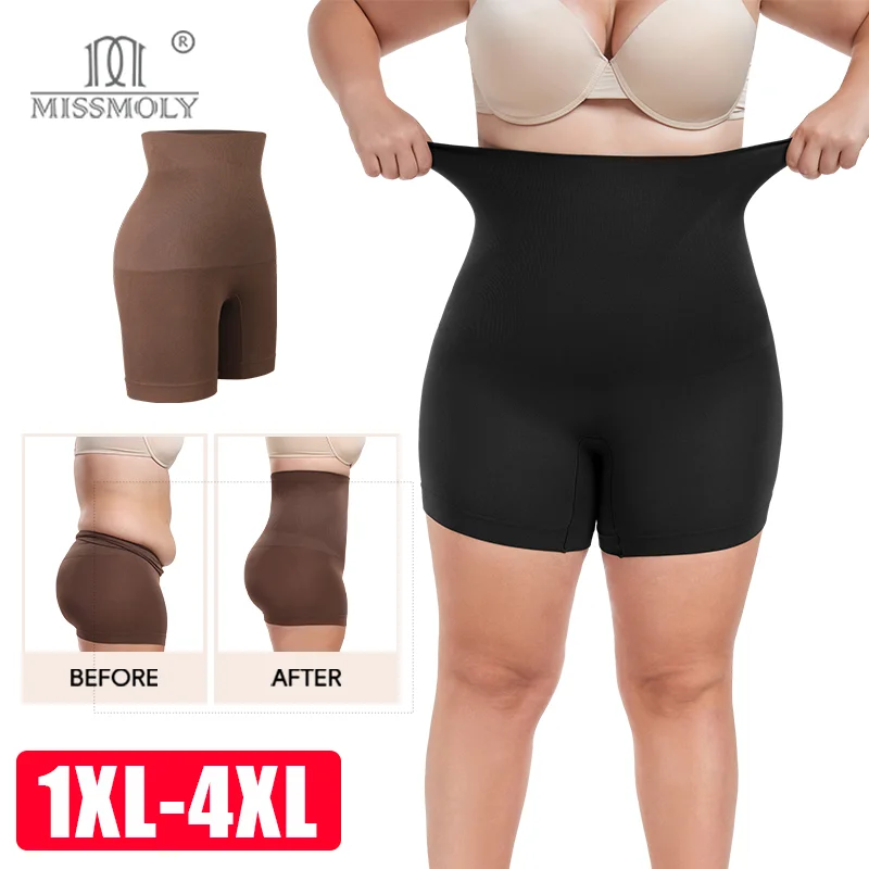 

XL-4XL Women High Waist Shapewear Body Shaper Corset Tummy Control Panties Obesity Corset Slimming Butt Lifter Shaping Shorts