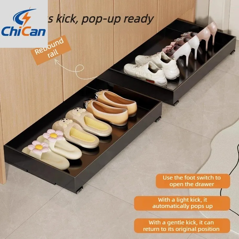 

【Hot】 Tray Shoe Rack Metal Rebound Shoe Trays Aesthetic Multifunctional Shoes Cabinets Modern Shoes Racks Storage Furnitur