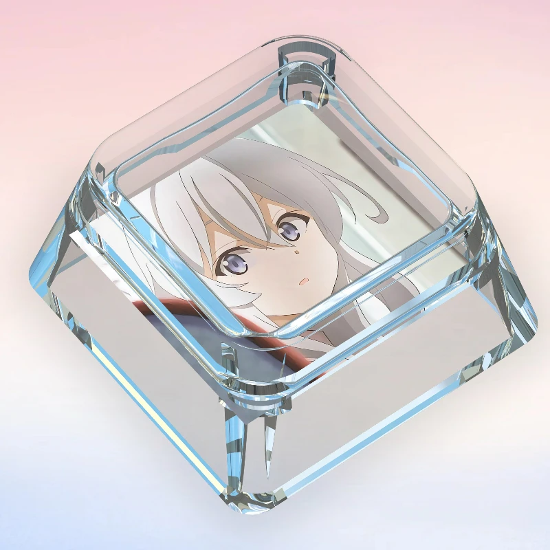 メカニカルアニメキーボード用のキーキャップ,エレナの旅,職人の個性,透明,オリジナル