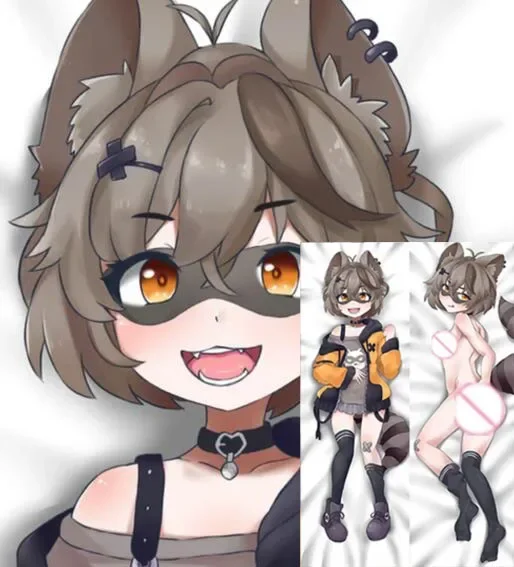 

Dakimakura Snuffy Futa Vtuber Anime Body Pillow Cover Double-Sided Print Life Size Pillowcase Gifts