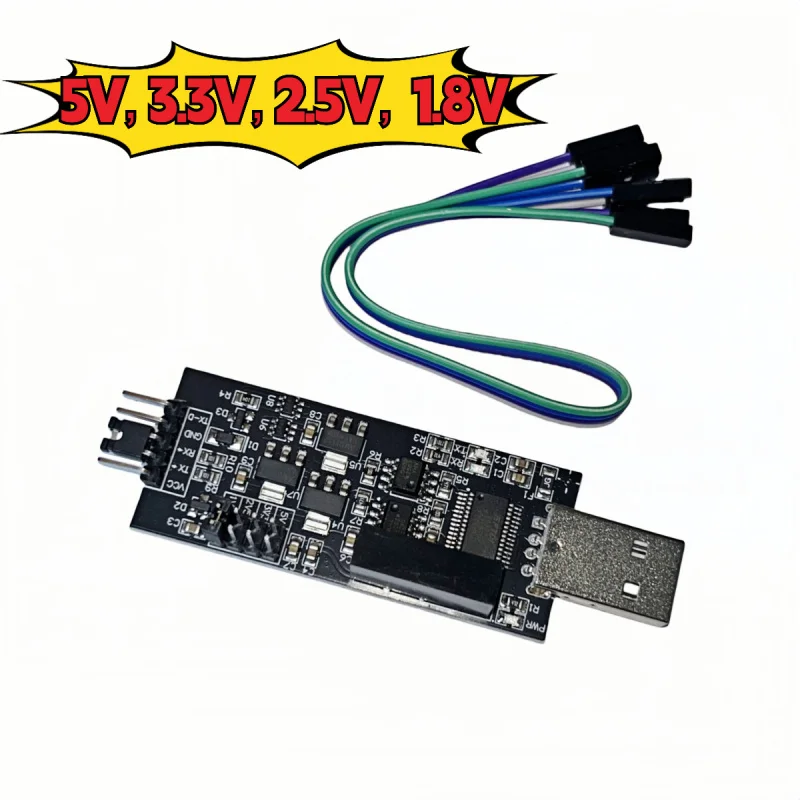 

FT232RL USB to TTL Optical Isolation Serial Module with Four-Level Voltage Support, High-Speed Optical Coupler