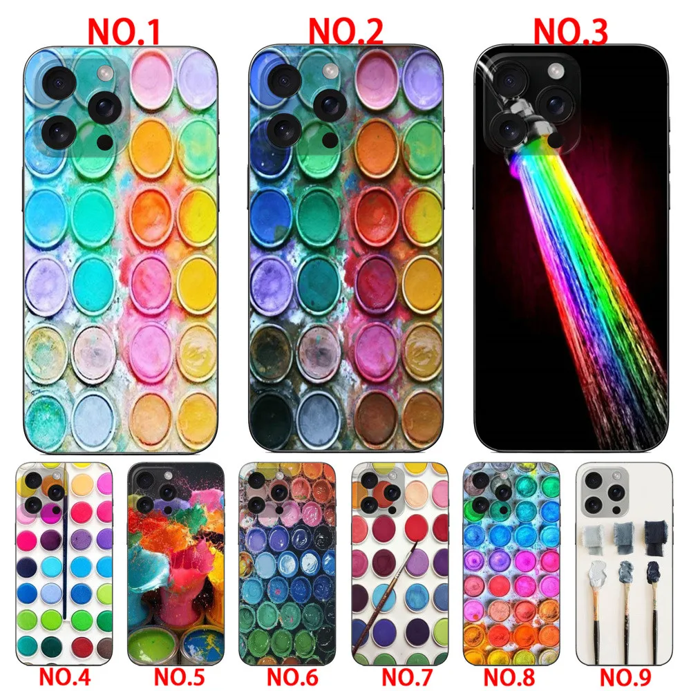 Colorful Watercolor Good Vibes phone cover  for iPhone 12 Pro 12 Pro Max 13 13 Mini 13 Pro 13 Pro Max