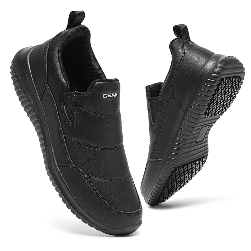 

Chef shoes four seasons New non-slip waterproof oil-proof Hotel kitchen work shoes light breathable outdoor men walking sneakers