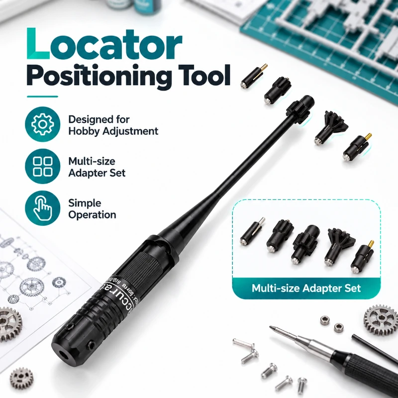 Model Accessory Calibrator Position Locator Instrument With Multiple Adapters And Maintenance Tools