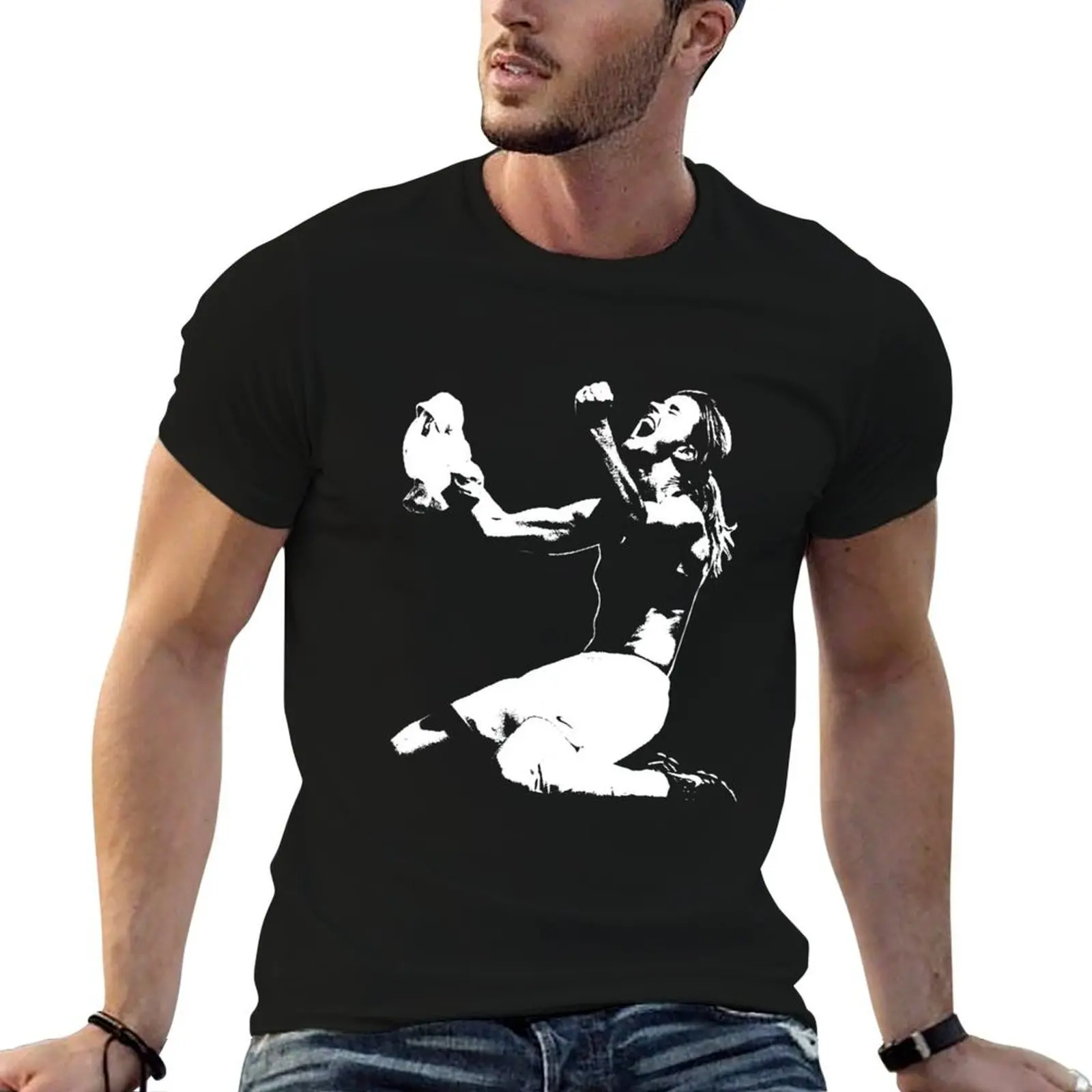 Brandi Chastain - Victory Pose - The White Stencil T-Shirt man t shirt luxury t shirt custom print T-Shirt