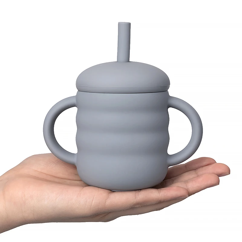 TYRY.HU Baby Feeding Cups Portable Drinkware Sippy Cup Solid Food Container Snack Cup Toddlers Learning Cups Newborn supplies