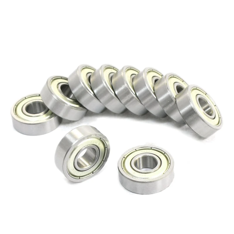 6000Z 10Mm X 26Mm X 8Mm Sealed Deep Groove Radial Ball Bearings 10 Pcs