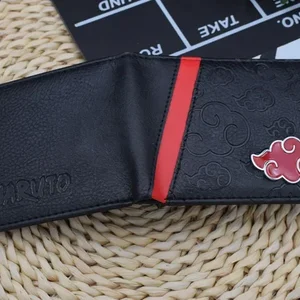 Naruto Anime Faltbrieftasche für Frauen und Männer, Bankausweise, Kartenclip -Tasche, Cartoons Cosplay Clutch, Geburtstagsgeschenke, Männer und Kinder 12 Hauptverkäufe Naruto -Münzen - №12