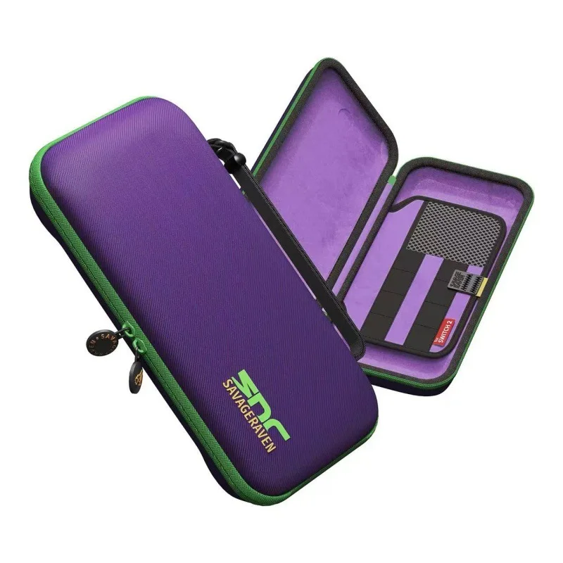 紅茶2ケース Savage Raven by Skull & Co. EDC Carrying Case for Nintendo Switch