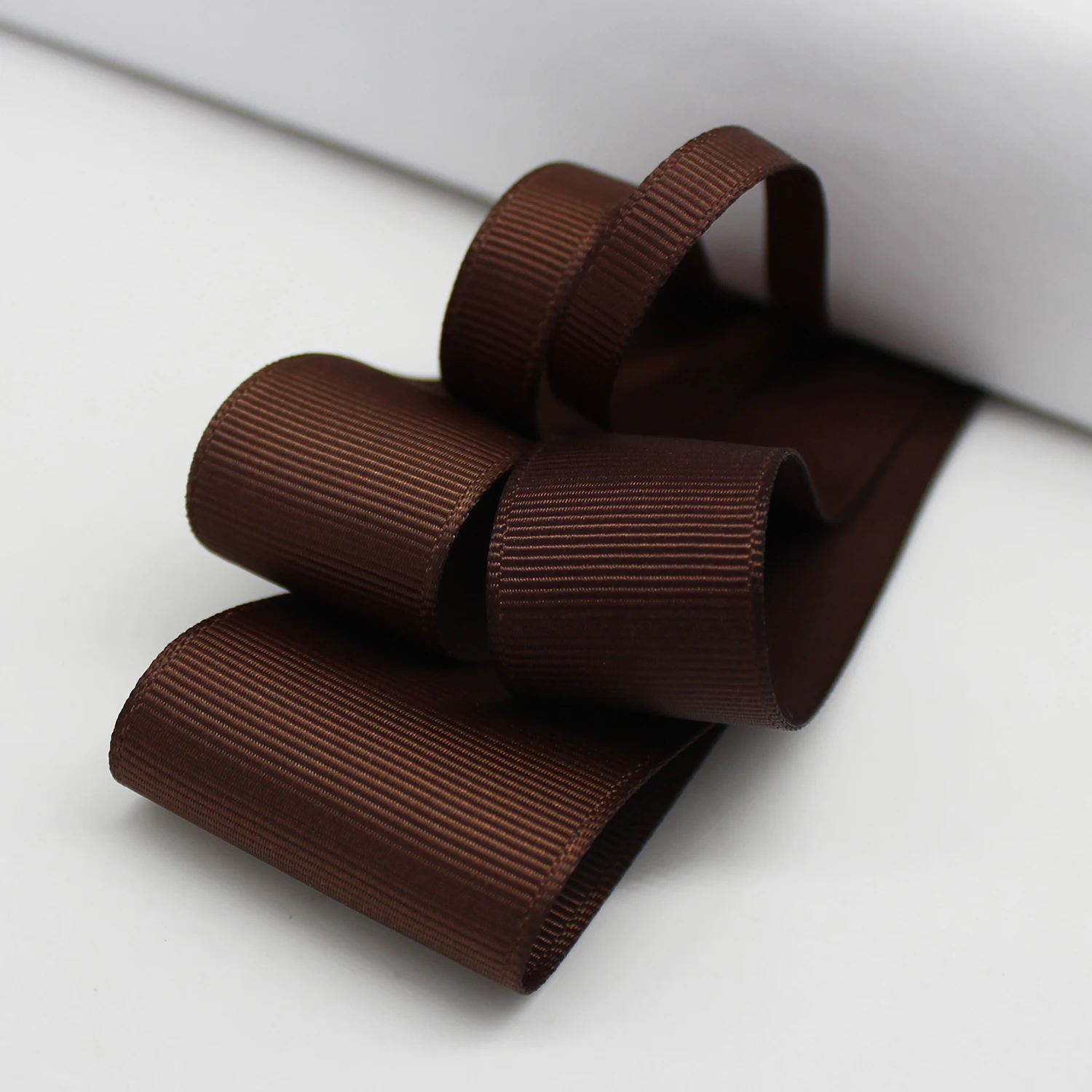 5 Yards/Lot Grosgrain Ribbon Tan Brown Taupe DIY Wedding Gift Wrapping Party Decoration Christmas Sewing Accessories