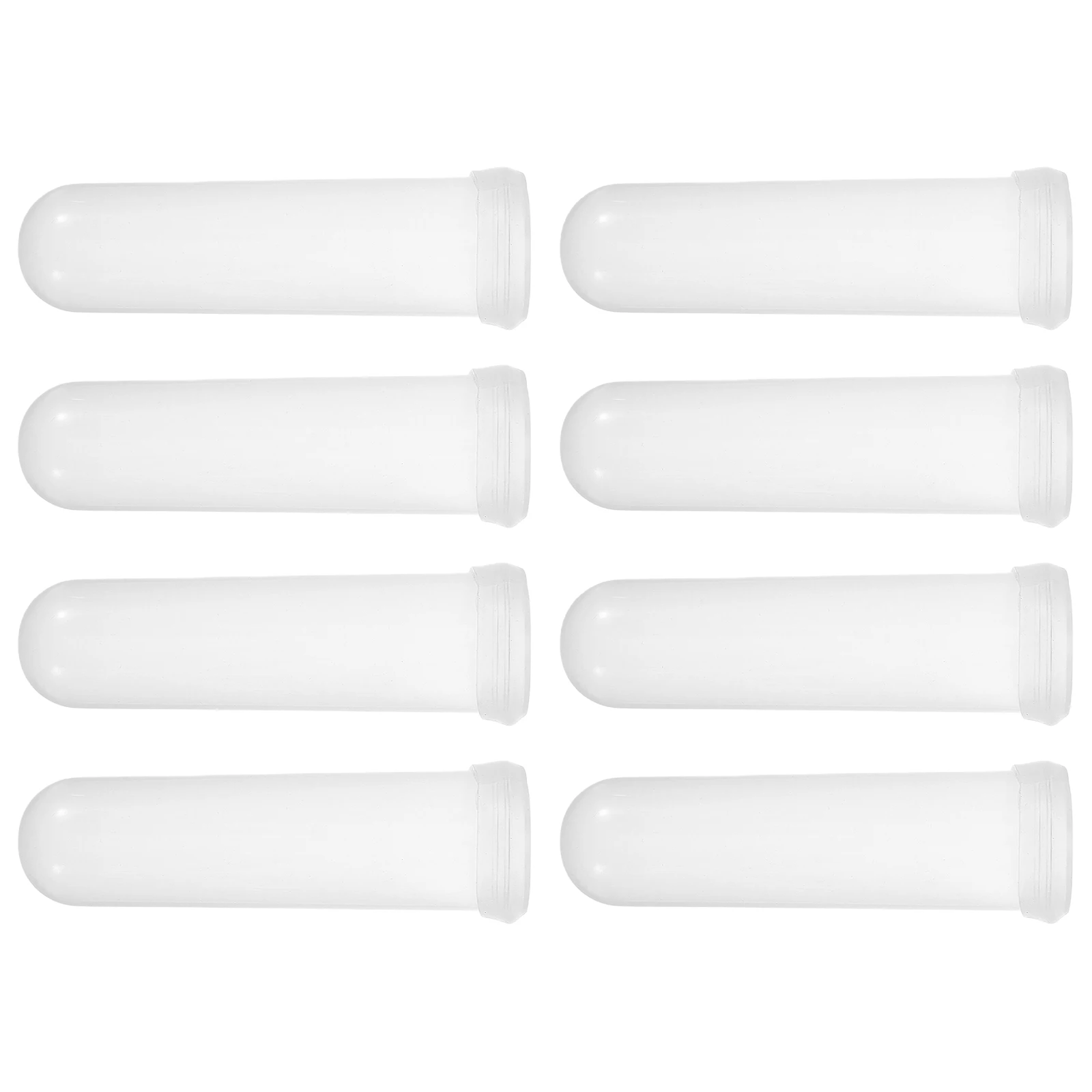 

8pcs Floral Tubes Transparent Plastic Flower Plant Tubes Stem Holders Fresh Flowers Preservation Garden Home Use