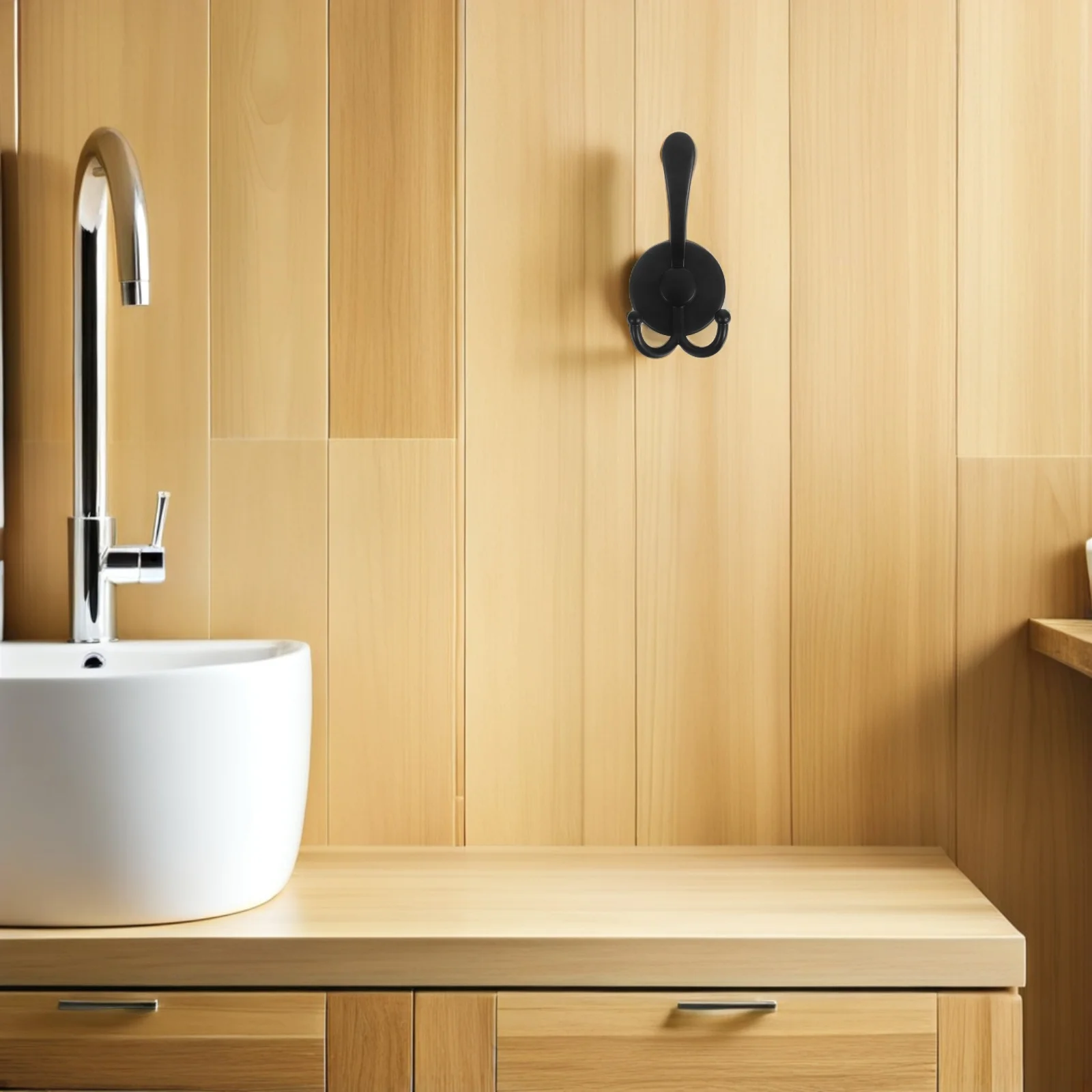 

2Pcs Stainless Steel Wall Hooks Heavy Duty No Drill Towel Holders Bathroom Kitchen Door Hanger Anti Slip Towel Hooks