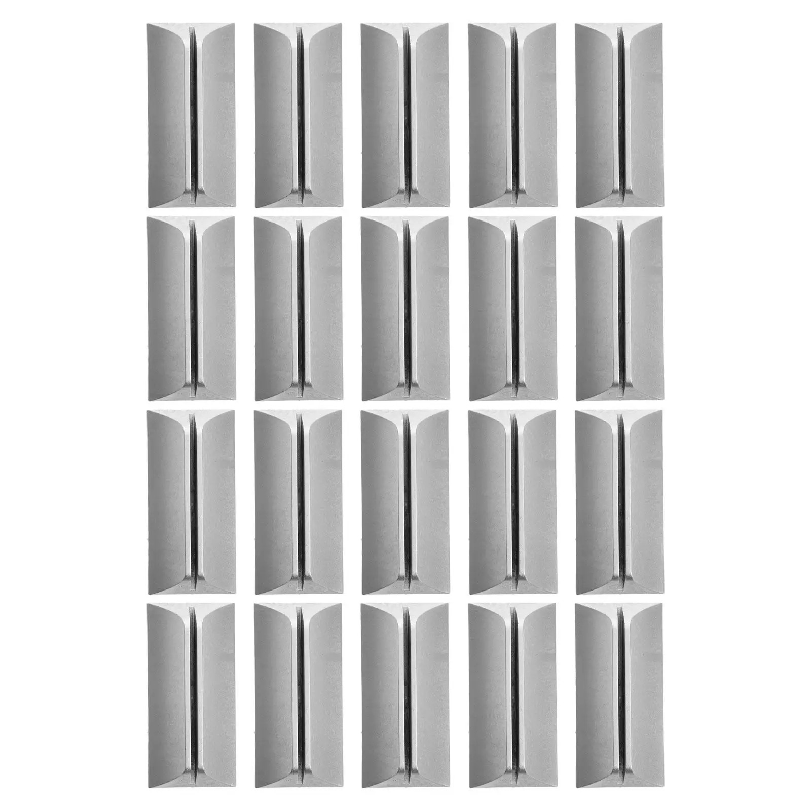 20Pcs Office Desk Divider Clamp Support Nodrill Privacy Screen Holder Adjustable Partition Base Silver for Workspace